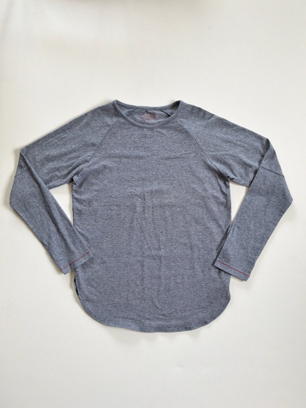 Vineyard Vines Navy White Long-Sleeve Raglan Crewneck T-shirt